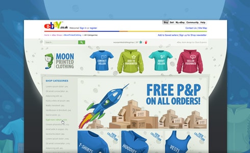 eBay Store Design