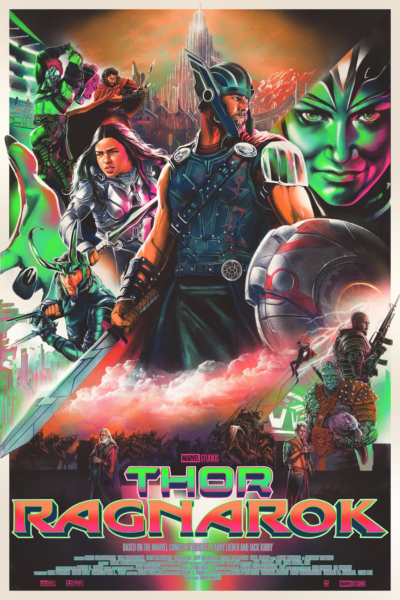 MARVEL COMICS 52445 ONE SHEET MOVIE POSTER 24x36 RAGNAROK THOR