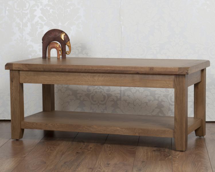 Oak Coffee Table Solid In Chunky Dorset Country Fully Assembled Ebay