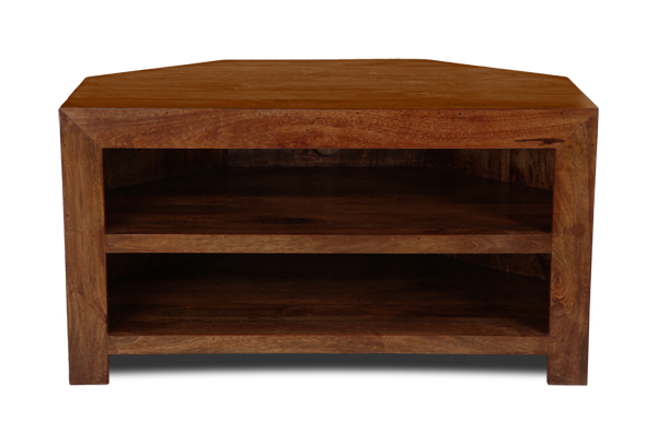 Dark Dakota Solid Mango Furniture Tv Unit Shelves 19n