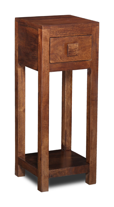 dark wood lamp table