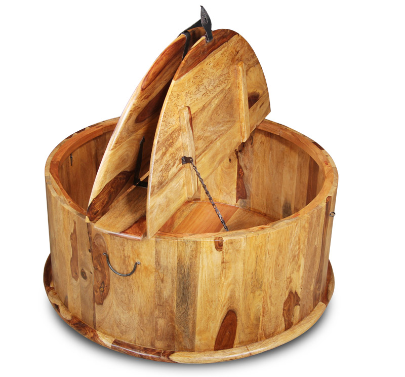 JALI LIGHT SHEESHAM ROUND TRUNK COFFEE TABLE (J43L) 5060312356238 eBay