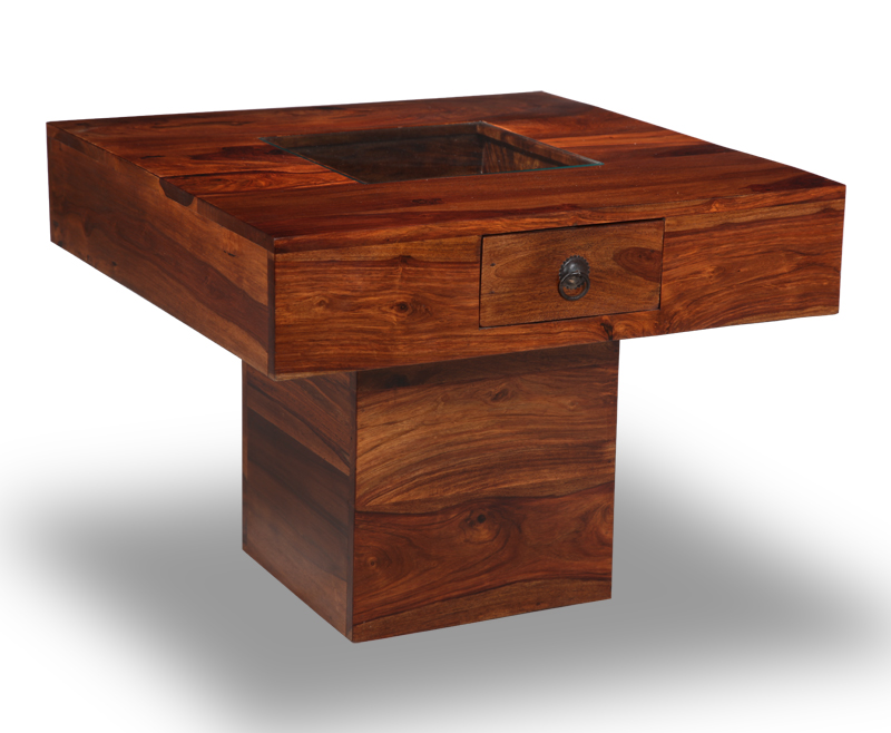 Details About Jali Sheesham Small Pebble Coffee Table J25