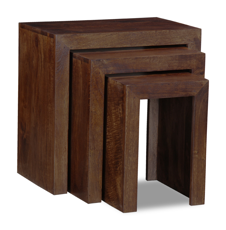 Dark Wood Nest Of Tables Dunelm / Functional and super stylish to enhance a compact space, our
