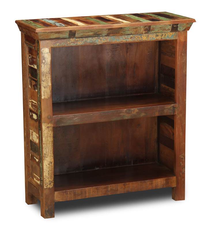 Reclaimed Indian Furniture Sheesham Small Bookcase Rf6 Ebay